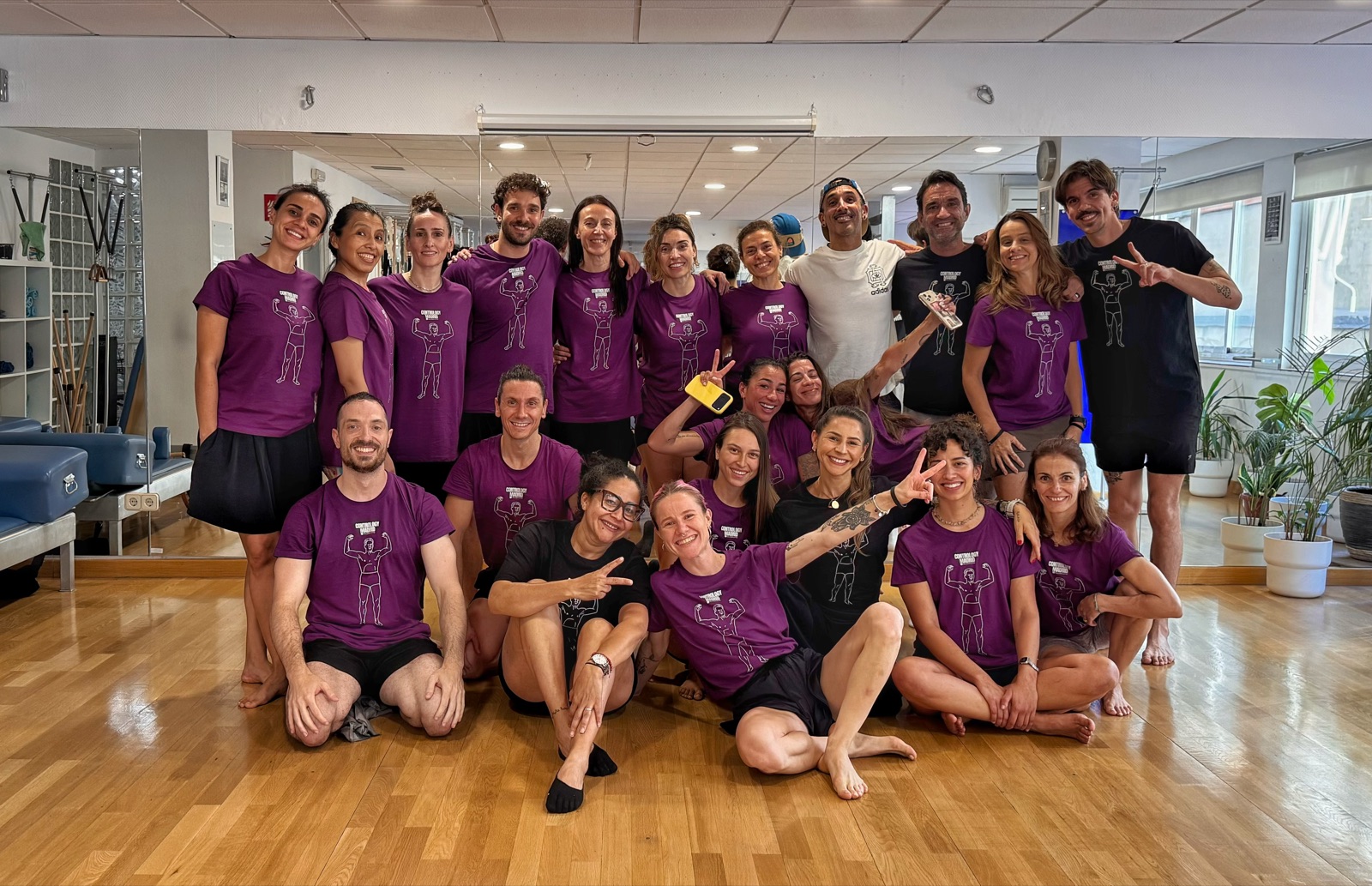 Turma do workshop de Madrid 2026 com Bruna Marchetto